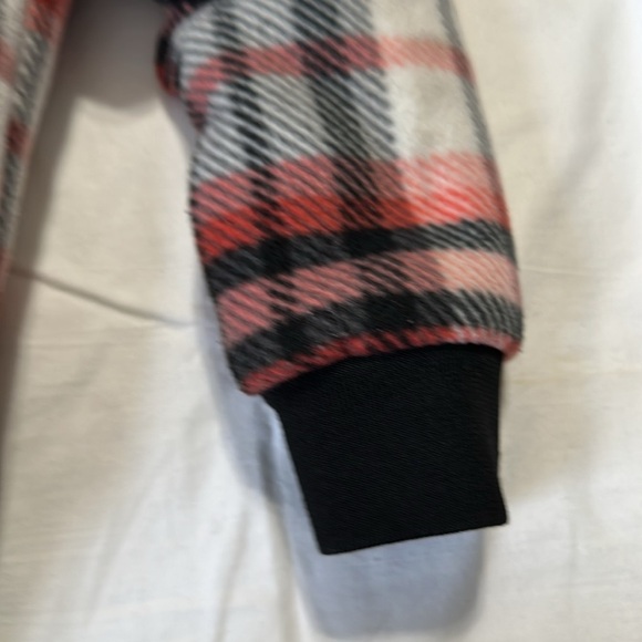 Tommy Hilfiger Plaid Bomber Jacket - Red,Black,Pink size 5 Full Zip - Picture 8 of 8